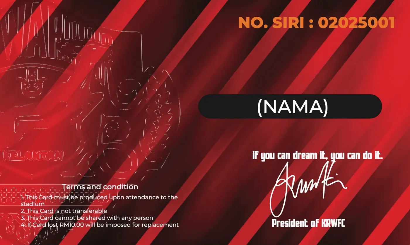 KRW Season Pass — Red (back)